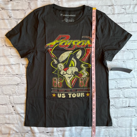 Poison Prince Peter Shirt XL 86/87 Look What the Cat Dragged In XL EXTRA LARGE - Picture 7 of 8